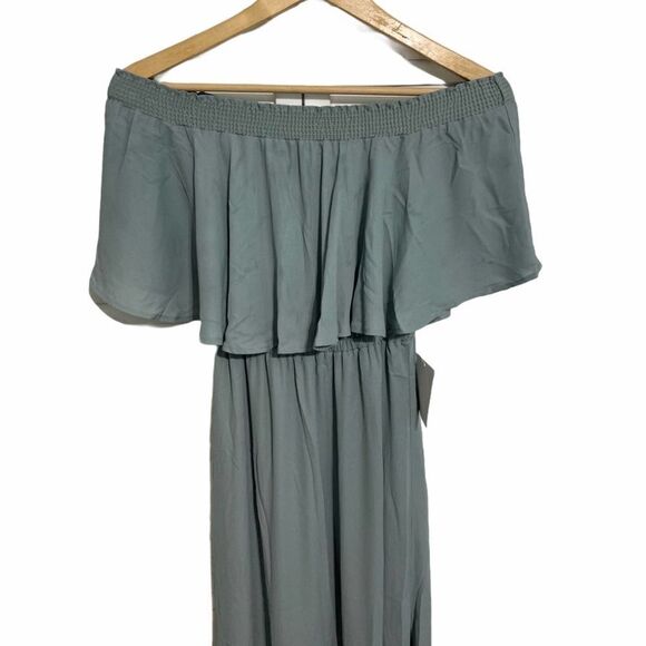 Show Me Your Mumu Hacienda Maxi Dress‎ Sage XXS - Picture 7 of 16